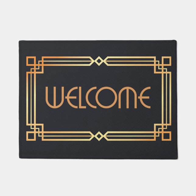 Art Deco Doormat Fußmatte (Vorderseite)