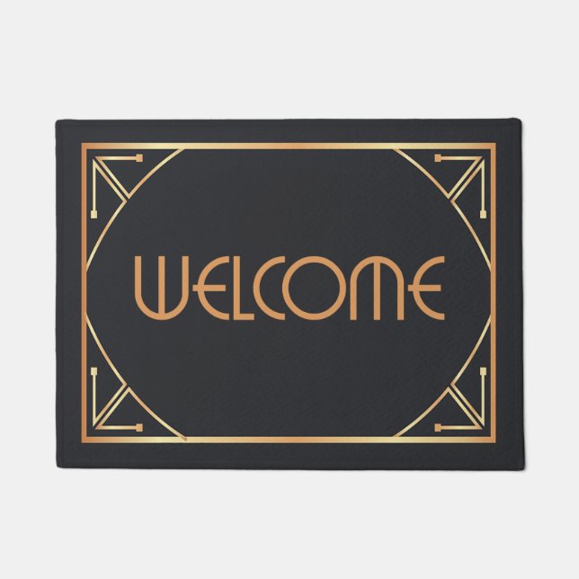 Art Deco Doormat Fußmatte (Vorderseite)