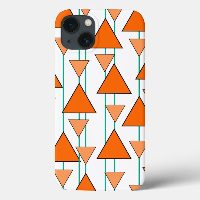 Art-Deco-Dreiecke Case-Mate iPhone Hülle (Rückseite)