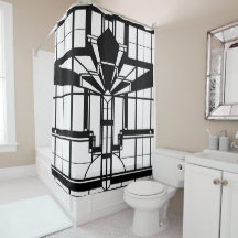 Art Deco Duschvorhang