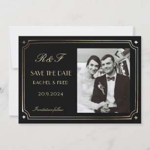 Art Deco Elegant Black Gold 20