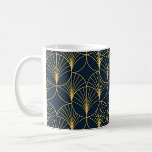 Art Deco Elegante: Fanmotive Kaffeetasse