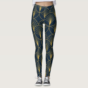 Art Deco Elegante: Fanmotive Leggings