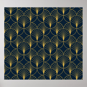 Art Deco Elegante: Fanmotive Poster