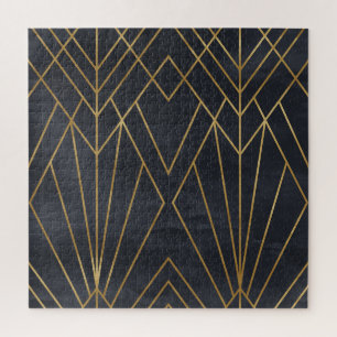 Art Deco Elegante: Geometrischer Glamour Puzzle