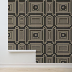 Art Déco Elegante: Geometrisches Luxusmuster Tapete