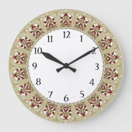 Art Deco Elegante Wand Große Wanduhr
