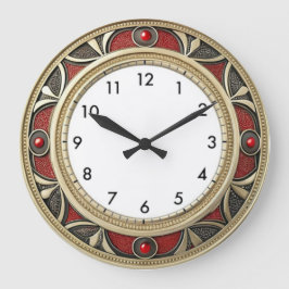 Art Deco Elegante Wand Große Wanduhr