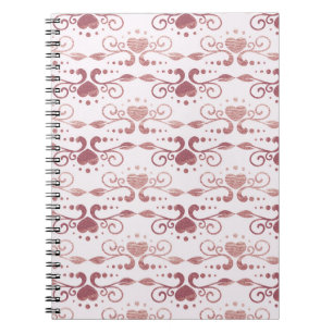 Art Deco, elegantes Vintage-Wandpapier. Notizblock