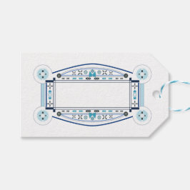 Art-Deco-Etikett Geschenkanhänger