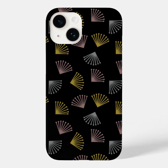 Art Deco Fans Case-Mate iPhone Hülle (Rückseite)