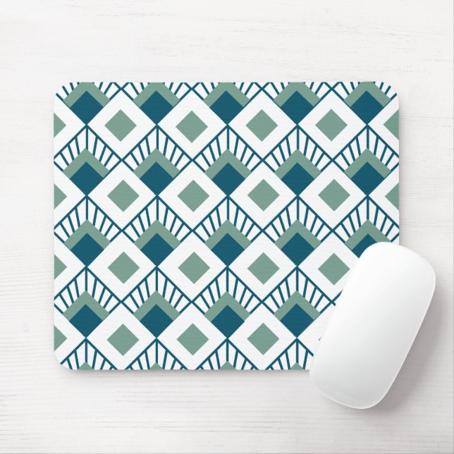Art Deco Fans Mousepad (Mit Mouse)