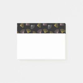 Art Deco Fans Post-it Klebezettel