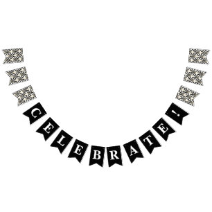 Art Deco Fans Vintag Style Celebrate der 1920er Ja Wimpelkette
