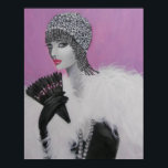ART DECO FANTASY LADY POSTER<br><div class="desc">Original Acryl Fantasy Lady Portrait,  erstellt von Künstler,  Dian Bernardo... ... eine wunderschöne Dame aus der Zeit des Dekos,  zeitlos in ihrer Eleganz. Dieses Poster würde überall auf Ihrer Zuhause gut aussehen. Ein großartiges Gesprächsstück und ein wunderbares Geschenk.</div>