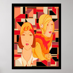 Art Deco Fashion Poster