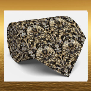 Art Deco Faux Seidenkrawatte Luxus Herrenmode Krawatte