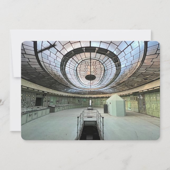 Art Deco Feiertagskarte (Vorderseite)