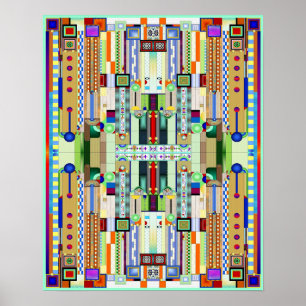 Art Deco: Festes Glas 2 Poster