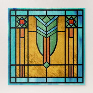 Art Deco: Festes Glas 3 Puzzle