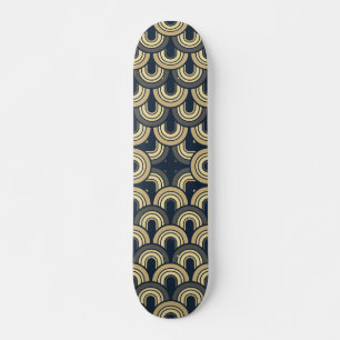 Art Deco Fifties Retro Abstrakt Art 2 Skateboard