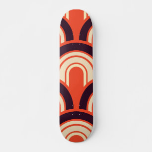Art Deco Fifties Retro Abstrakte Kunst Skateboard