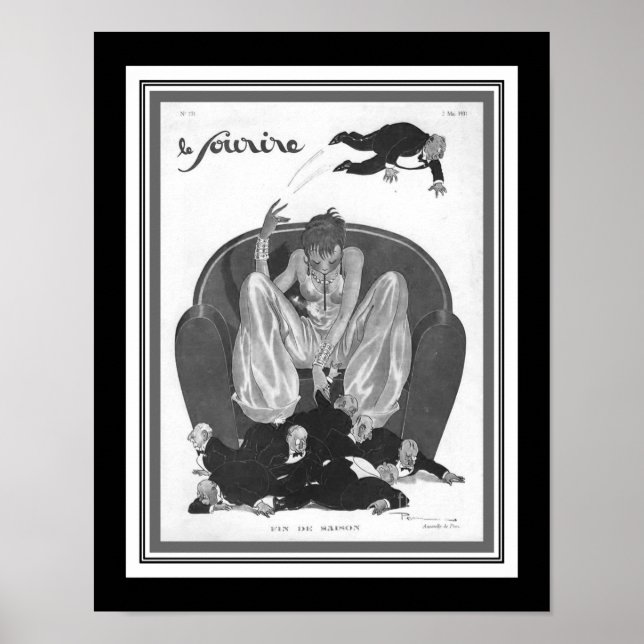 Art Deco "Fin De Saison" 1931 Poster (Vorne)