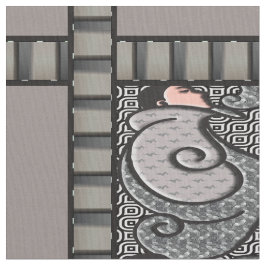 Art Deco Finlandia - Grays und Pink Stoff