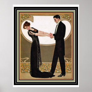 Art Deco "First Dance" Poster 16 x 20
