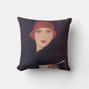 Art Deco Flapper Kissen