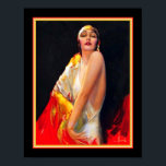 Art Deco Flapper von Rolf Armstrong Poster<br><div class="desc">Lebhaft,  1920er Jahre,  Art Deco Flapper Druck von Rolf Armstrong. Standard 11x14 angezeigt. Erhältlich in 16x20,  sowie,  kundenspezifische Größen und Leinwand.</div>