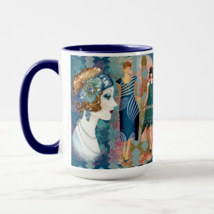 Art Deco Flappers Tasse