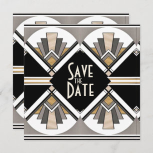 Art Deco Flat Card