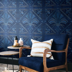 Art Deco Fleur-de-lis Tapete