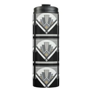 Art Deco Fliesen Thermo-Tumbler Thermosbecher