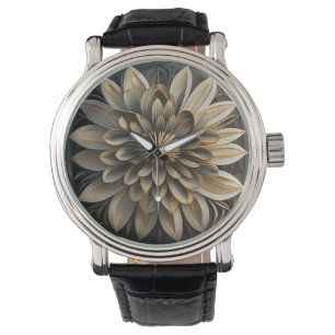 Art Deco Floral Design #3 Armbanduhr