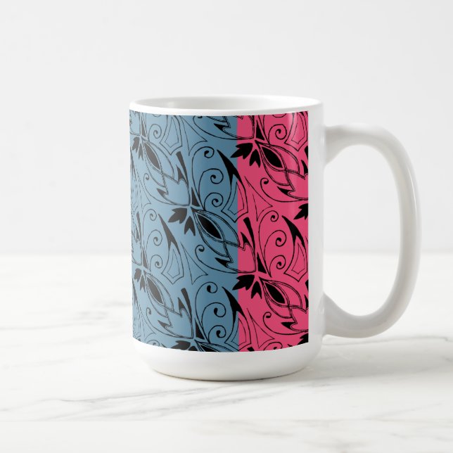 Art Deco Floral Tasse (Rechts)