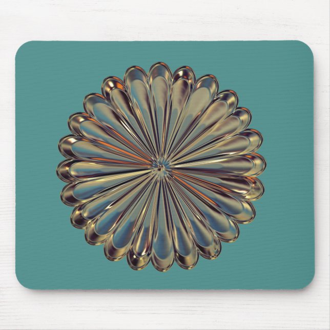 Art deco flower medallion mousepad (Vorne)