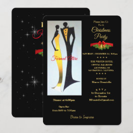 Art Deco Förmliche Weihnachtsfeier Party Einladung