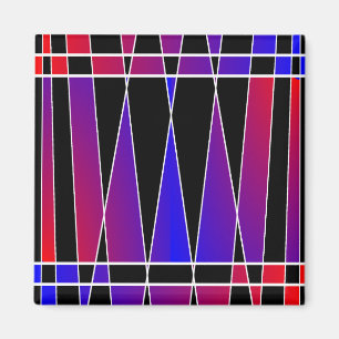Art Deco "Fractured" von Kenneth Yoncich Magnet