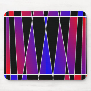 Art Deco "Fractured" von Kenneth Yoncich Mousepad