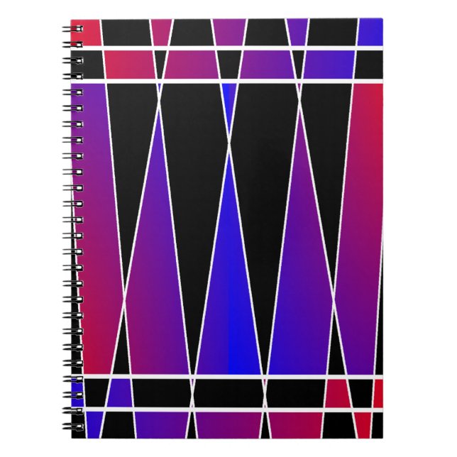 Art Deco "Fractured" von Kenneth Yoncich Notizblock (Vorderseite)