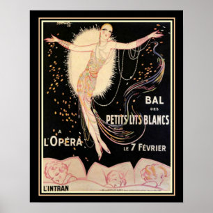 Art Deco Französisch Oper 16 x 20 Print Poster