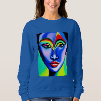 Art Deco Frau Sweatshirt