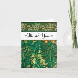 Art Deco Garden Vielen Dank Dankeskarte