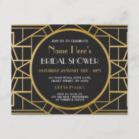 Art-Deco-Gatsby-Party-Brautparty der 1920er Jahre 