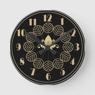 Art Deco Gatsby Stil Wanduhr