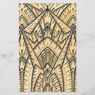 Art Deco Geo Architekt Briefpapier