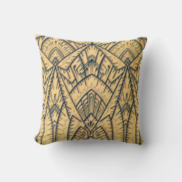 Art Deco Geo Architektur Pillow Kissen
