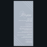Art Deco Geometric Diamond Wedding Menu Card Menükarte<br><div class="desc">Herrliche,  auf dem Trend stattfindende Einladungen mit einem geometrischen,  diamanten Design. Der gesamte schwarze Text hebt sich durch dieses Design hervor. Ideal für eine Art-Deko oder ultra-Mod Hochzeit sind sie klassisch und klassisch mit einer schicken geometrischen Touch.</div>